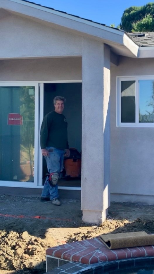 Dino Presutto on-site — Tuscany Builders founder working a foundation in South Orange County