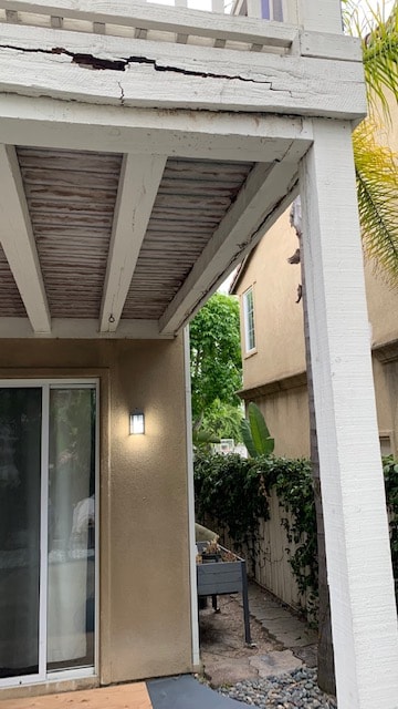 Deteriorated balcony with water and pest damage — San Clemente, CA